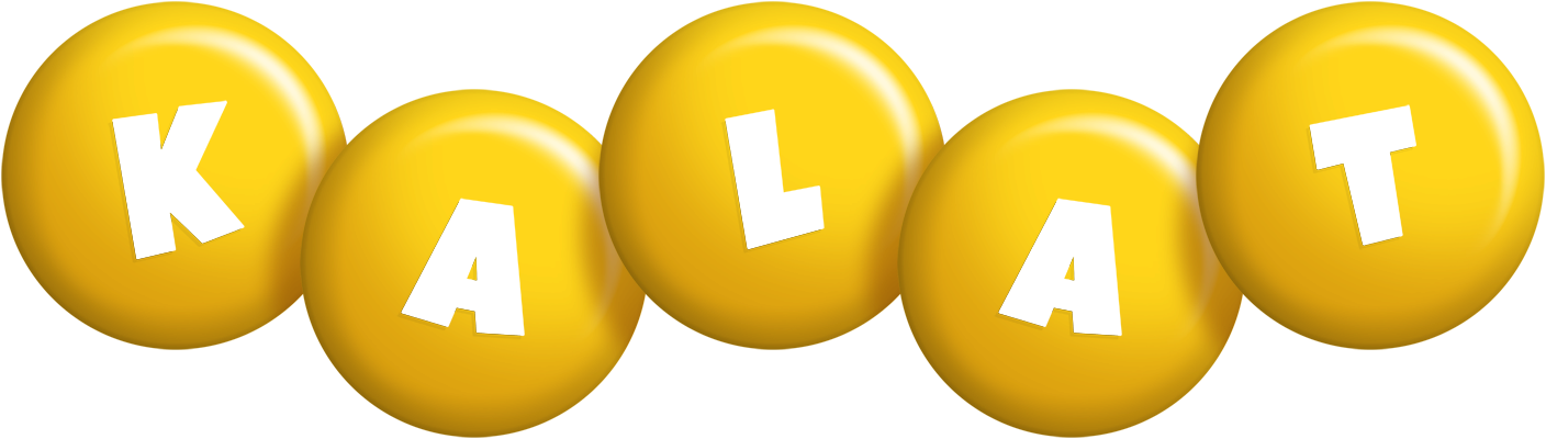 Kalat candy-yellow logo