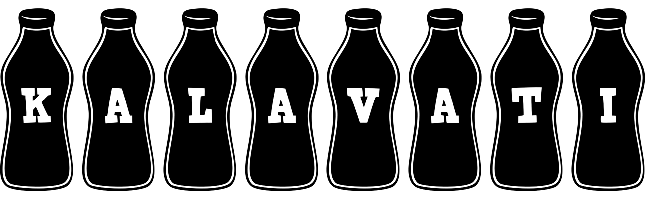Kalavati bottle logo