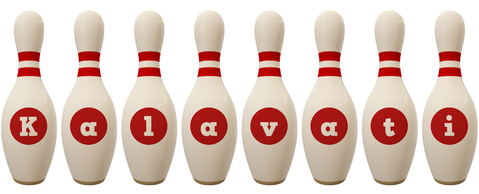 Kalavati bowling-pin logo