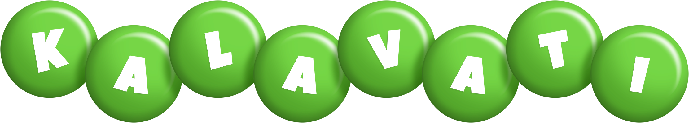 Kalavati candy-green logo