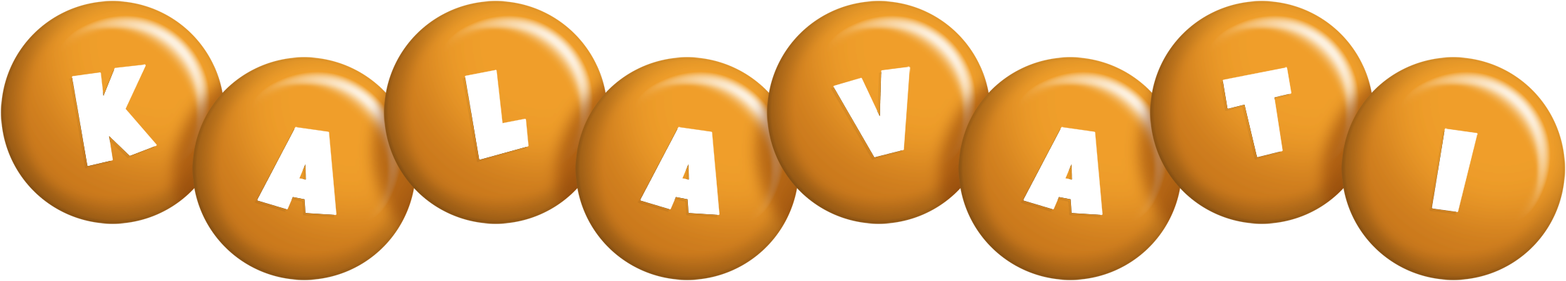 Kalavati candy-orange logo