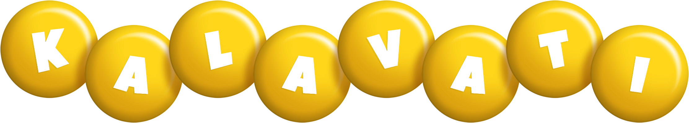 Kalavati candy-yellow logo