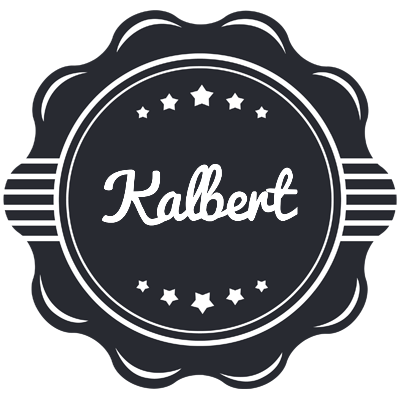 Kalbert badge logo