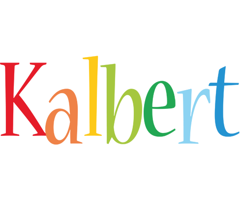 Kalbert birthday logo