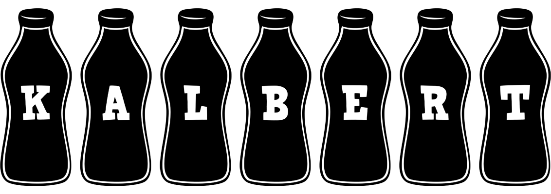 Kalbert bottle logo