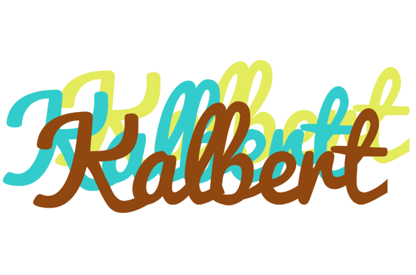 Kalbert cupcake logo