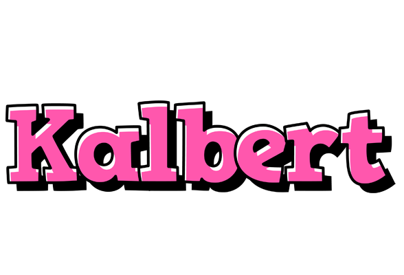 Kalbert girlish logo