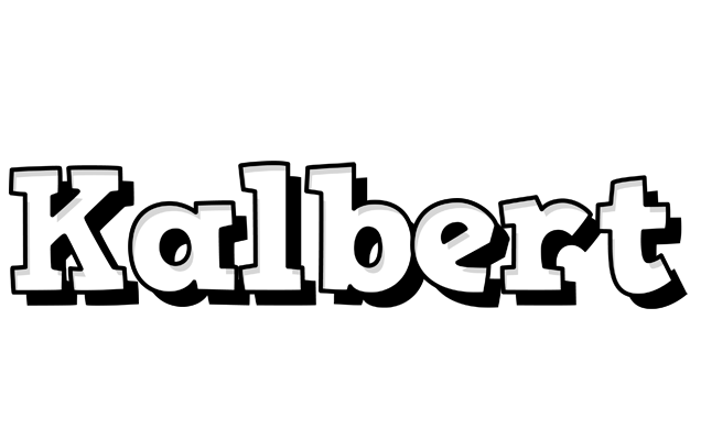Kalbert snowing logo