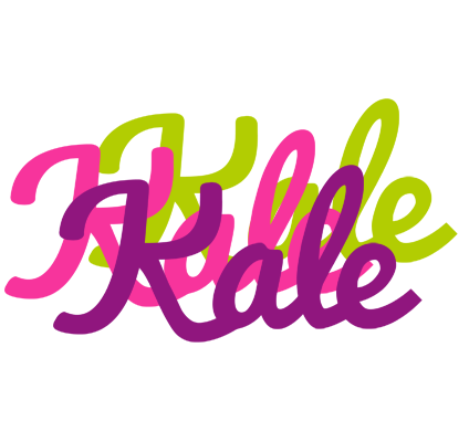 Kale flowers logo