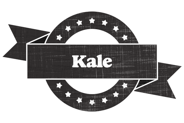 Kale grunge logo
