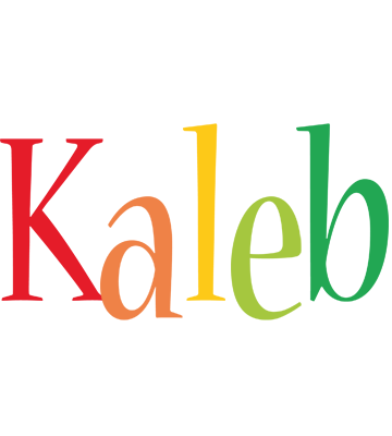 Kaleb birthday logo