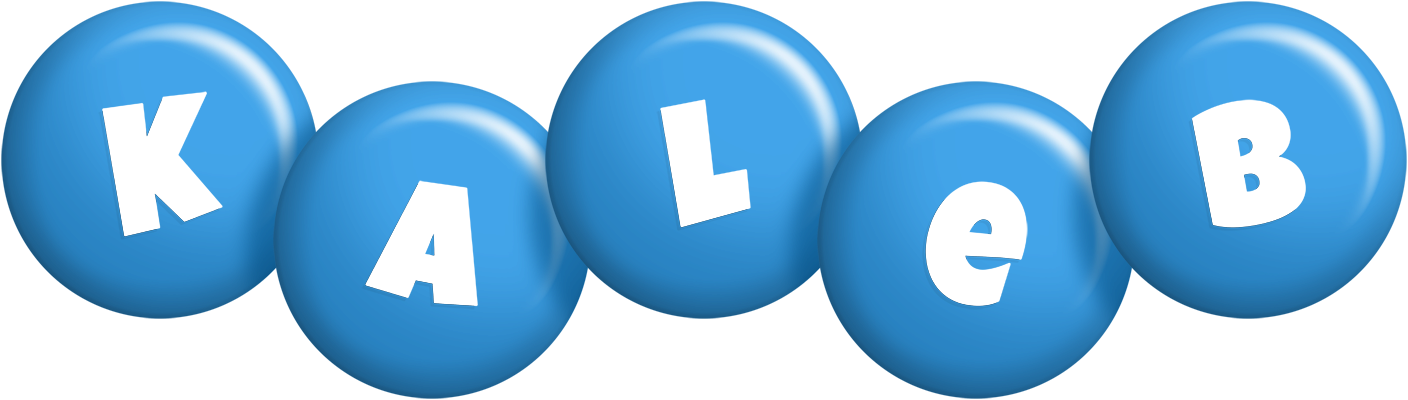 Kaleb candy-blue logo