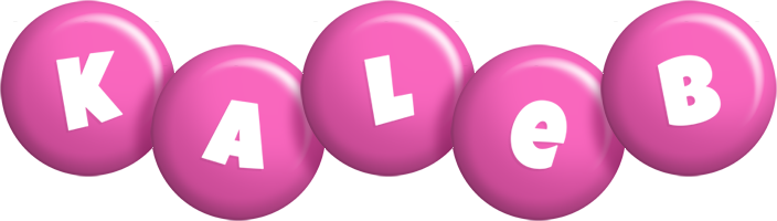 Kaleb candy-pink logo