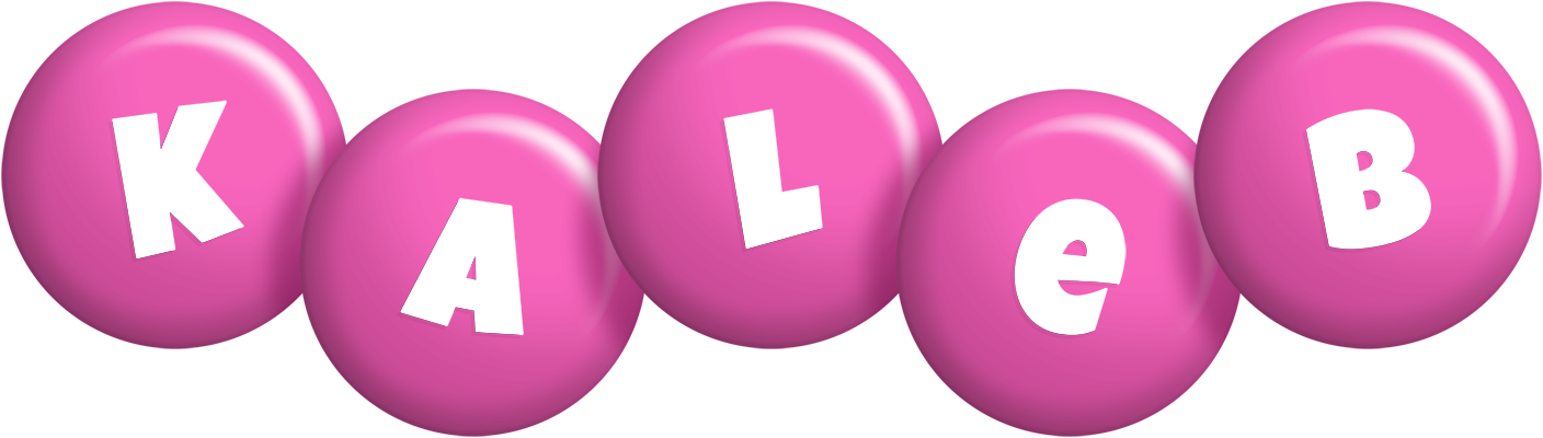 Kaleb candy-pink logo