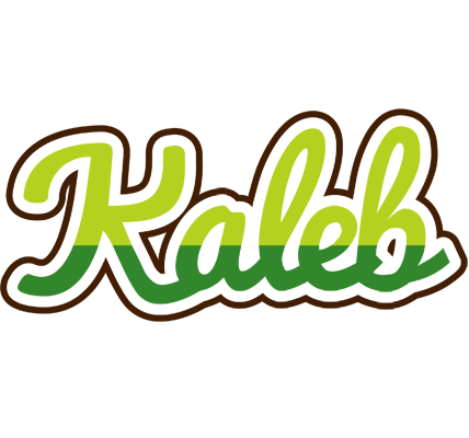 Kaleb golfing logo