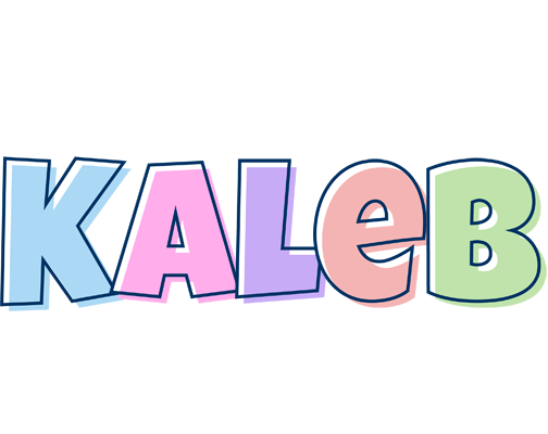 Kaleb pastel logo