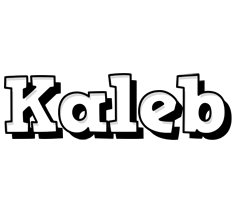 Kaleb snowing logo