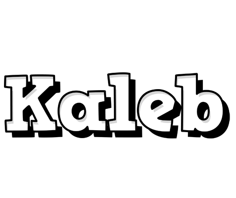 Kaleb snowing logo