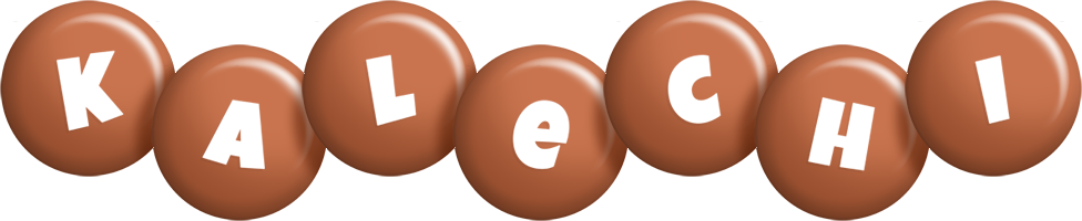 Kalechi candy-brown logo