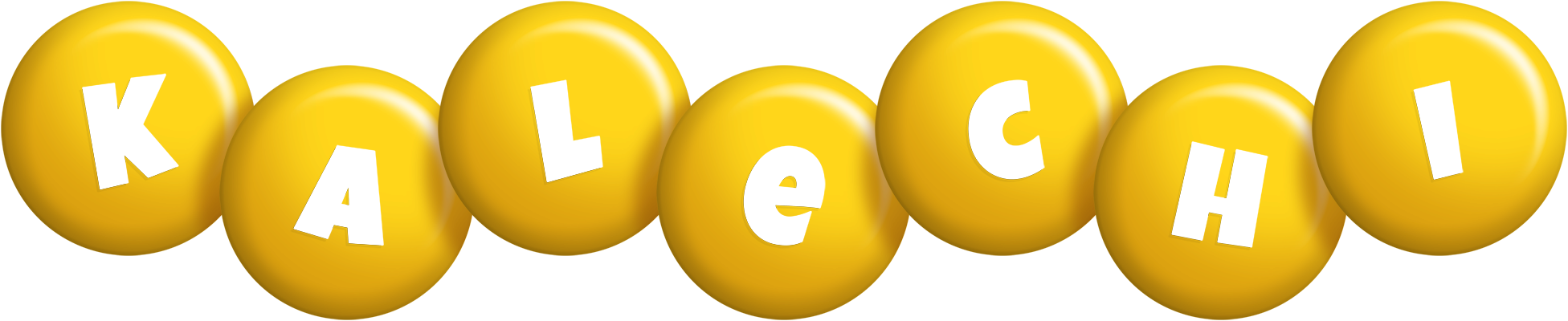 Kalechi candy-yellow logo
