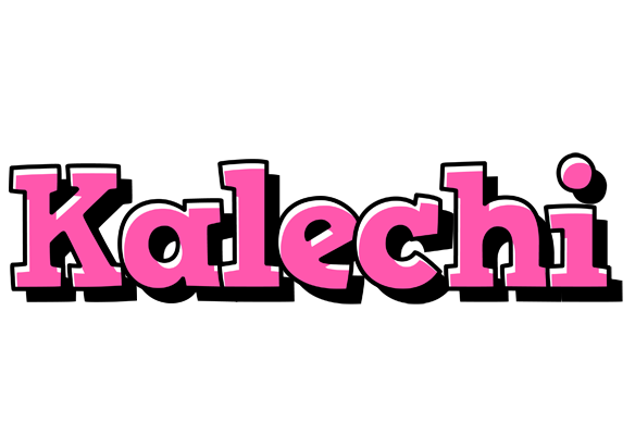 Kalechi girlish logo