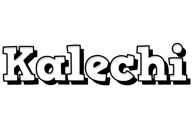 Kalechi snowing logo