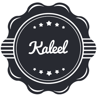 Kaleel badge logo