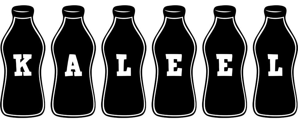 Kaleel bottle logo