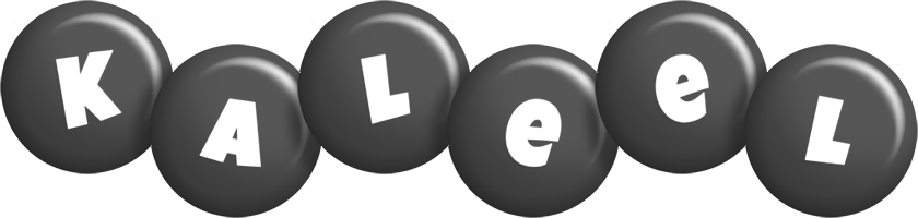 Kaleel candy-black logo