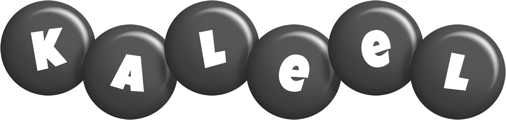 Kaleel candy-black logo