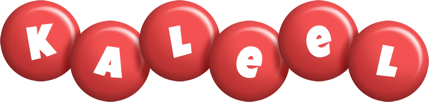 Kaleel candy-red logo
