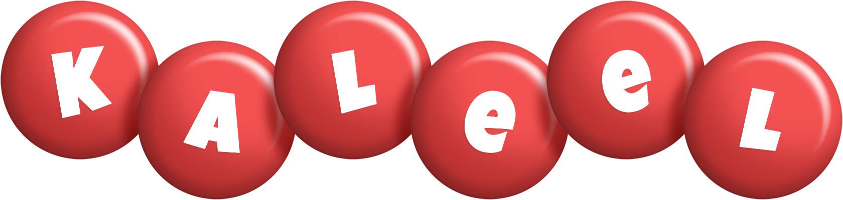 Kaleel candy-red logo