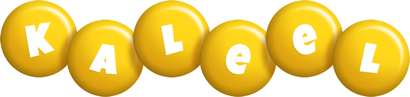 Kaleel candy-yellow logo