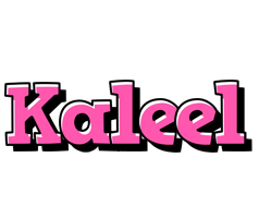 Kaleel girlish logo