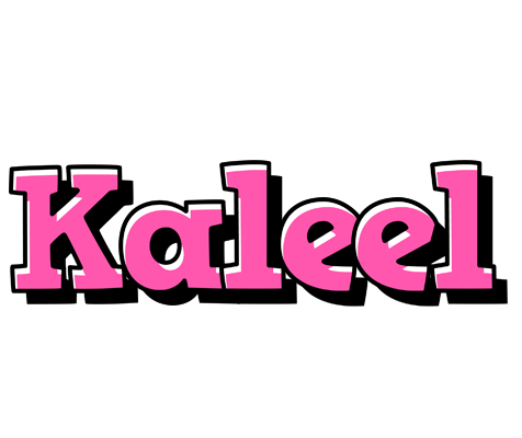 Kaleel girlish logo