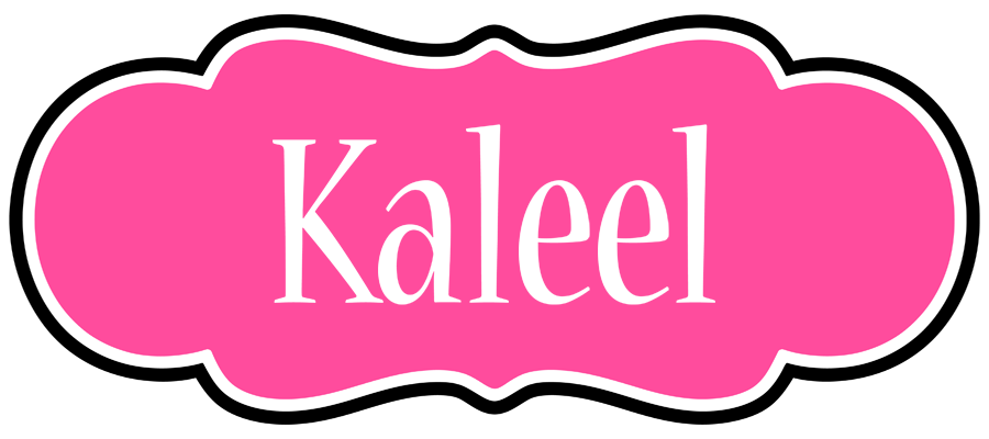 Kaleel invitation logo