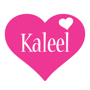 Kaleel love-heart logo