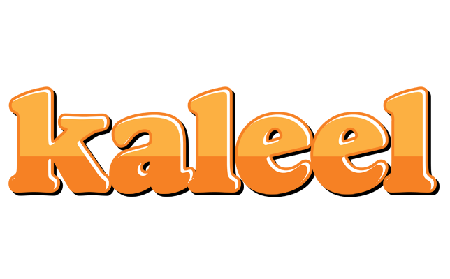 Kaleel orange logo