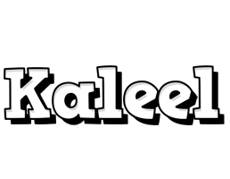 Kaleel snowing logo