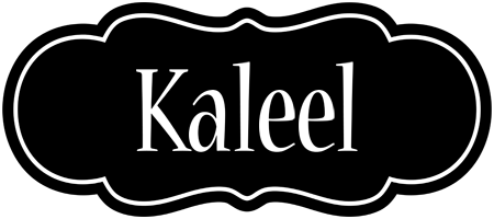 Kaleel welcome logo
