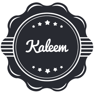 Kaleem badge logo