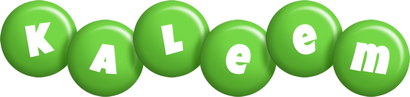 Kaleem candy-green logo