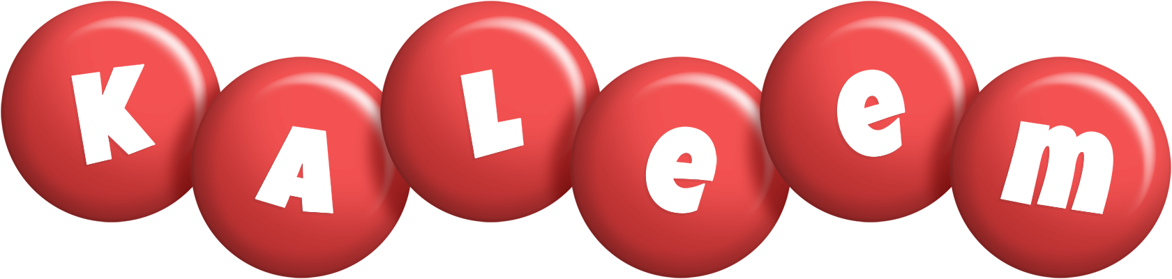 Kaleem candy-red logo