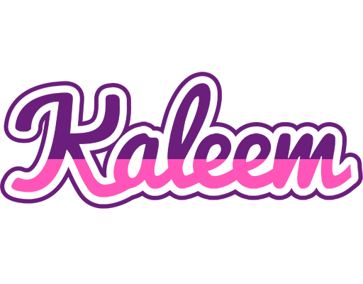 Kaleem cheerful logo