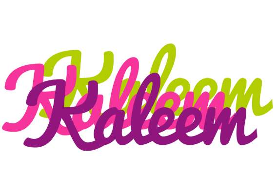 Kaleem flowers logo