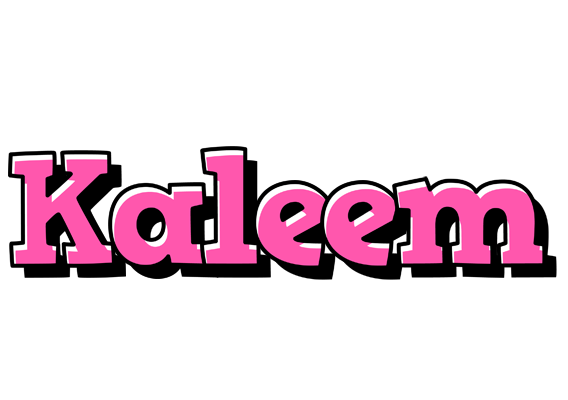 Kaleem girlish logo