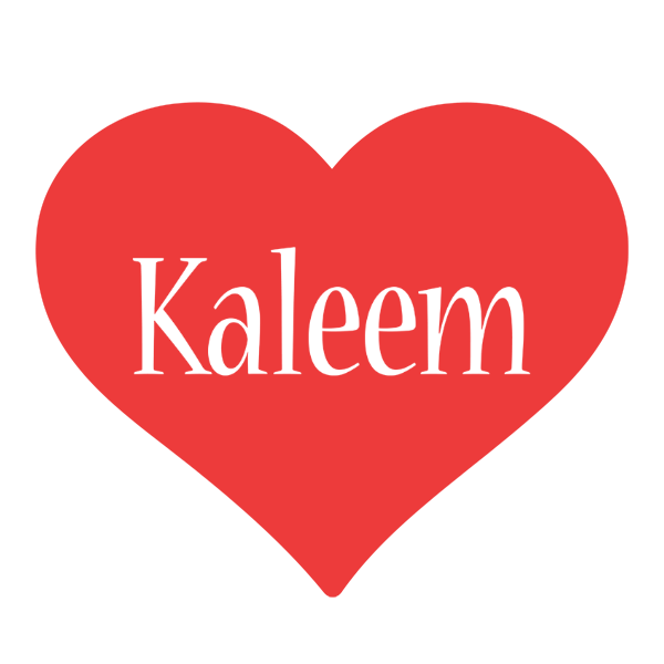 Kaleem love logo
