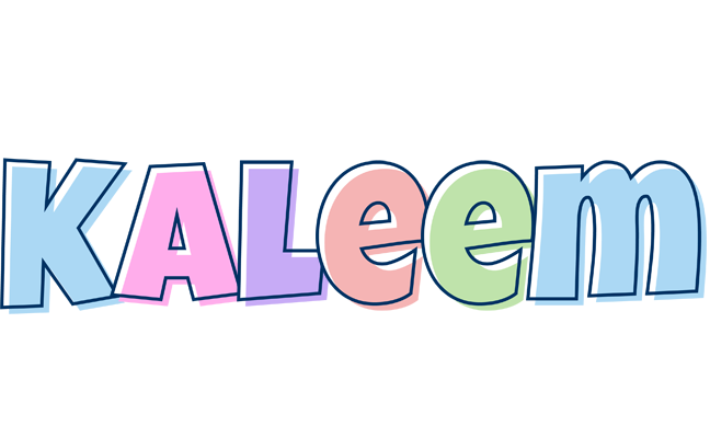 Kaleem pastel logo
