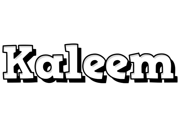 Kaleem snowing logo