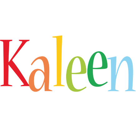 Kaleen birthday logo
